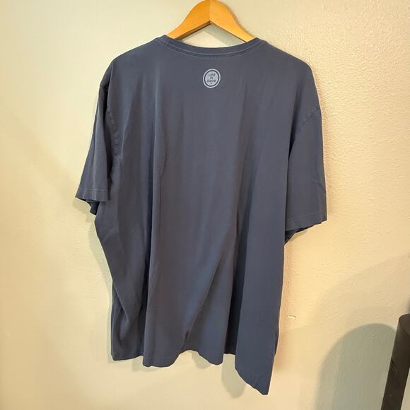 Life Is Good Men’s XXXL Blue Seas The Day Crusher Tee Shirt Nautical - Picture 4 of 5